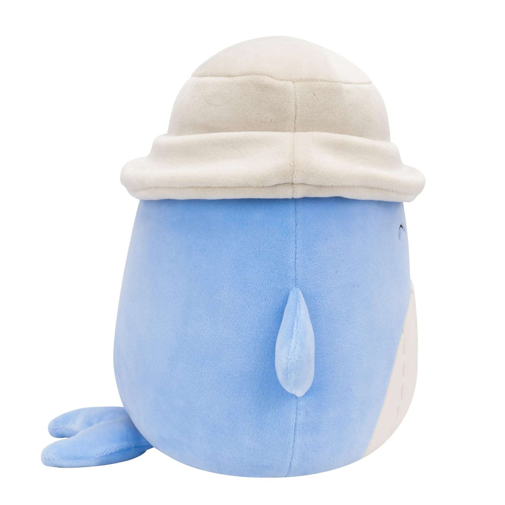 Meet your new cuddly companion - the irresistibly huggable Samir The Whale Squishmallow! Side