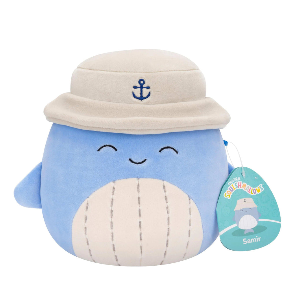 Meet your new cuddly companion - the irresistibly huggable Samir The Whale Squishmallow!