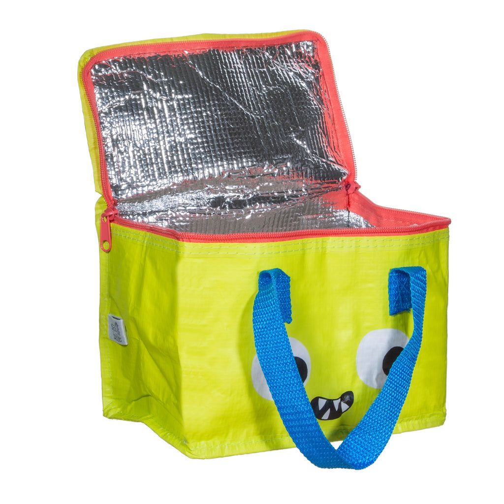 Sass & Belle Monster Lunch Bag - the perfect insulated lunch-time bag to keep snacks cool and refreshed!