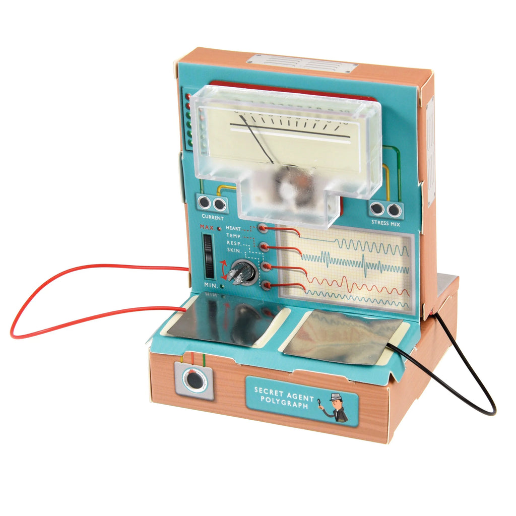 Secret Agent Lie Detector Kit -Your mission, should you choose to accept it... make a lie detector kit!. Sold by Say It Gifts