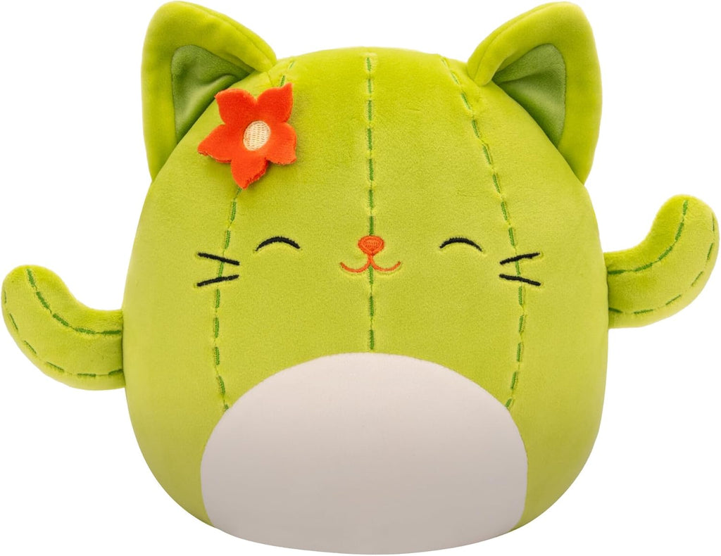 Meet your new cuddly companion - the irresistibly huggable Miss Cactus Cat Squishmallow!