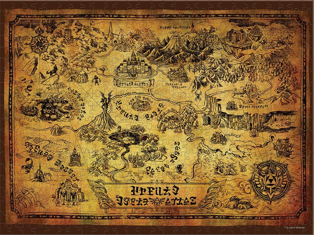 The Legend of Zelda Collector's Puzzle 550 Pieces USAopoly