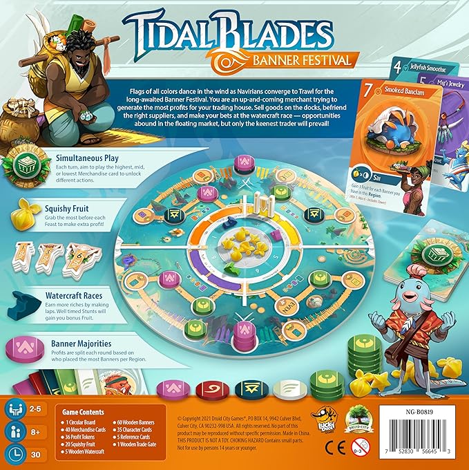 Tidal Blades Banner Festival Lucky Duck Games