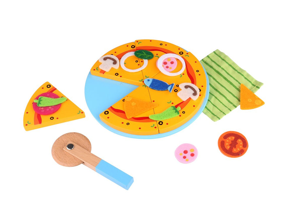 Run your own Tooky Toy Pizza Place with the fabulous wooden pizza game. Sold by Say It Baby Gifts