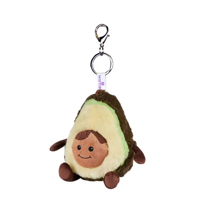 Warmies Avocado Bag Charm - side