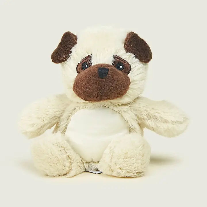 Warmies Dusty Pups Pug - Plush toy dog screen cleaner