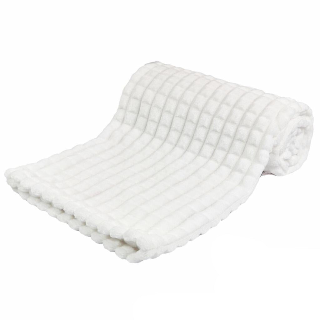 Welcome Baby Gender Neutral Kraft Gift Box - white waffle wrap