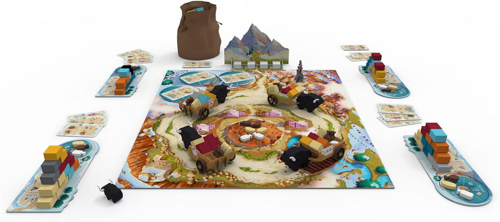 YAK - an economy-building board game by Michael Luu.