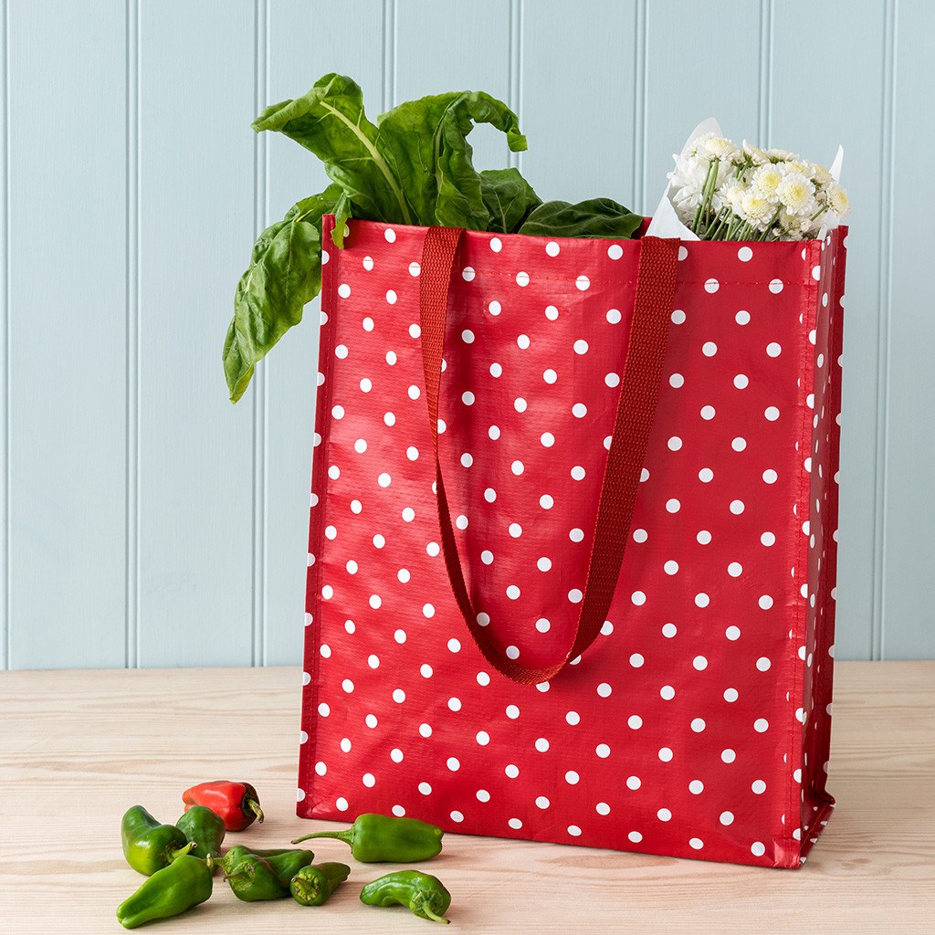 Rex London Retrospot Red Shopping Bag - Say It Baby 