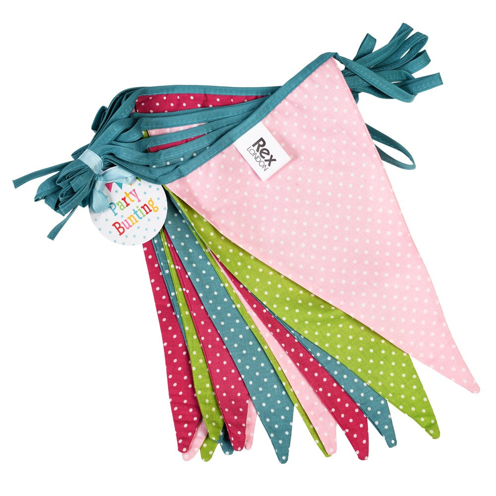 Rex London Spotty Cotton Bunting - Say It Baby 