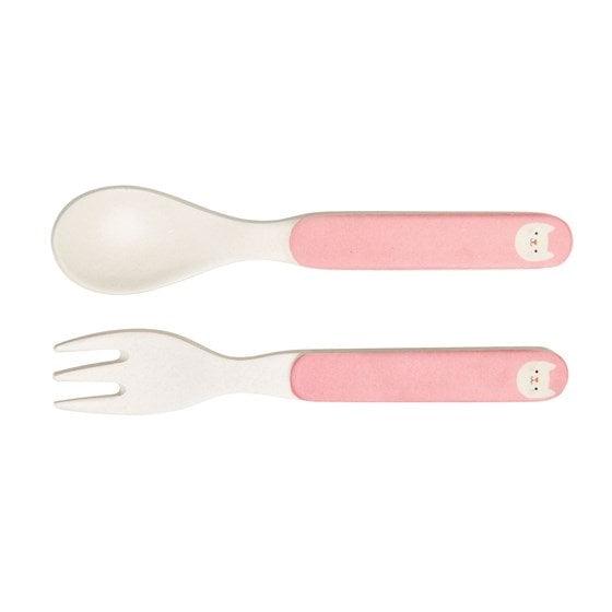 Cookie The Cat Bamboo Cutlery Set - Say It Baby 