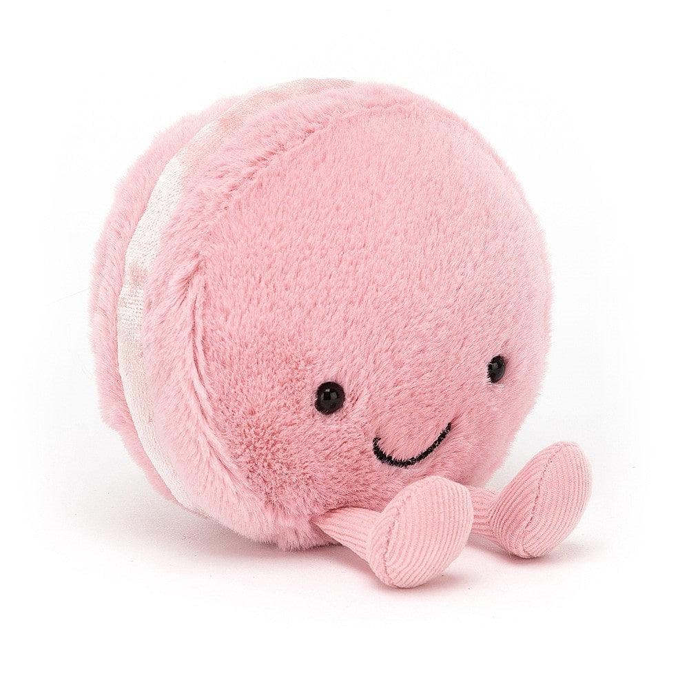 Jellycat Amuseable Macaron Raspberry - Say It Baby 