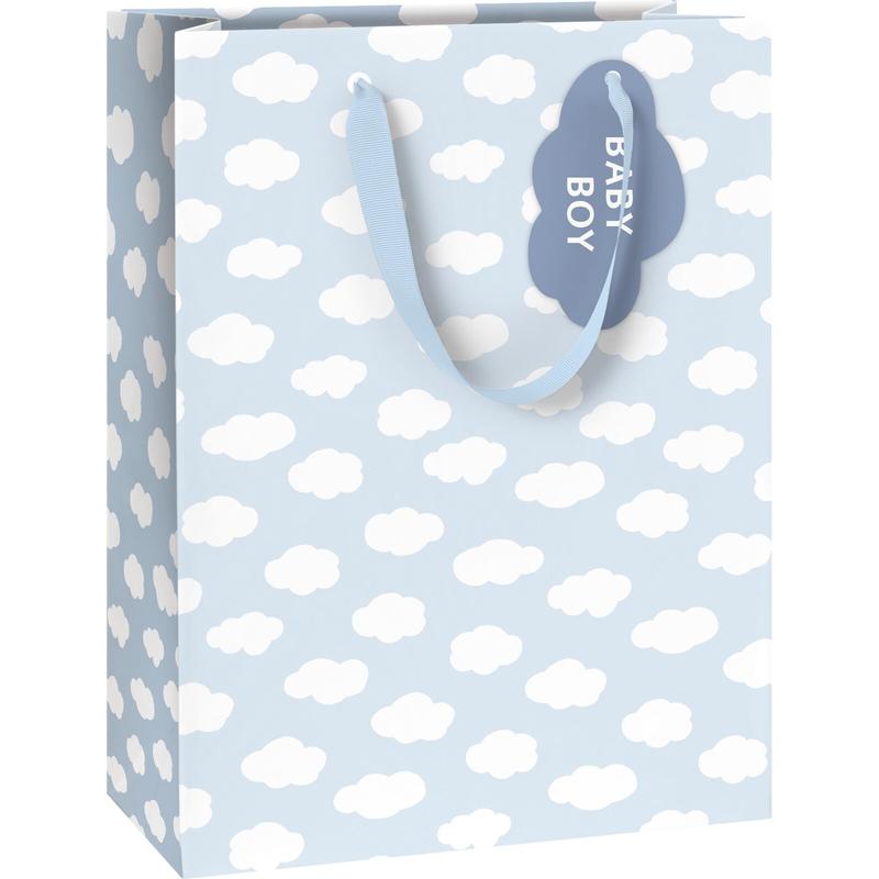 Blue Clouds Gift Bag Large - Say It Baby 