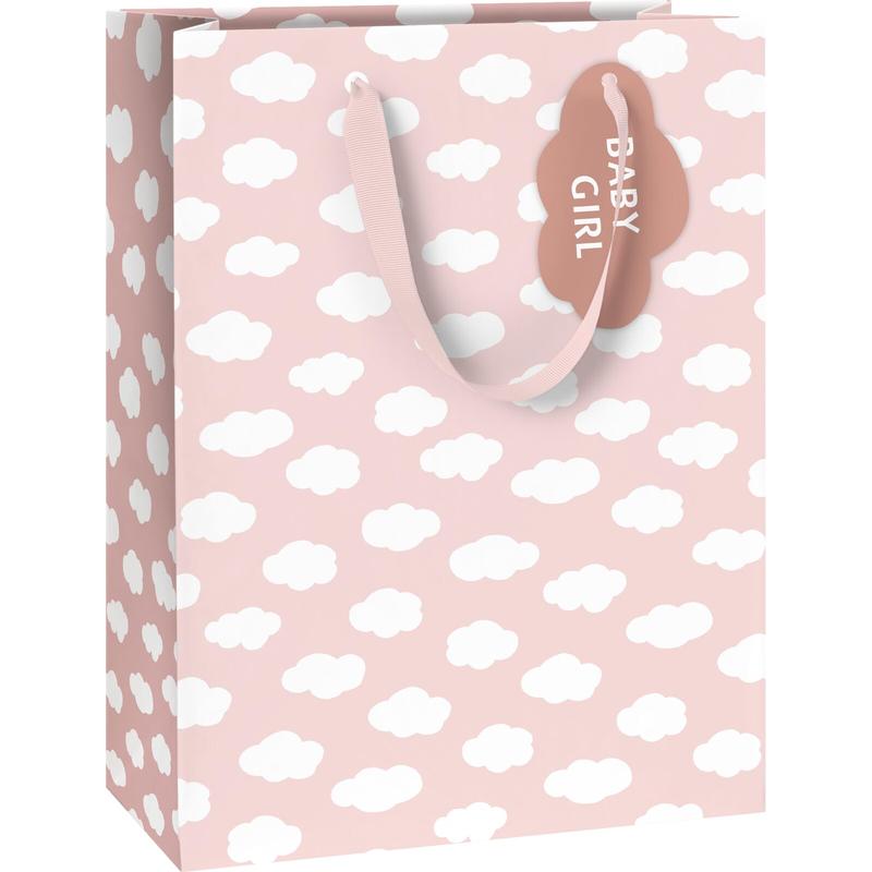 Pink Clouds Gift Bag Large - Say It Baby 
