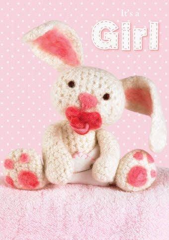 Born to Stitch It's a Girl Card - Say It Baby 