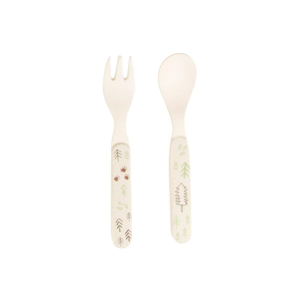 Sass & Belle Bear Camp Fork & Spoon Set - Say It Baby 