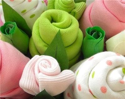 Say It Baby - Baby Girls Muslin Square Bouquet - Say It Baby. Our muslin squares are made with 100% cotton and and designed with a heavier weight and tighter weave meaning they wash brilliantly and keep their shape - they even get softer with every wash.