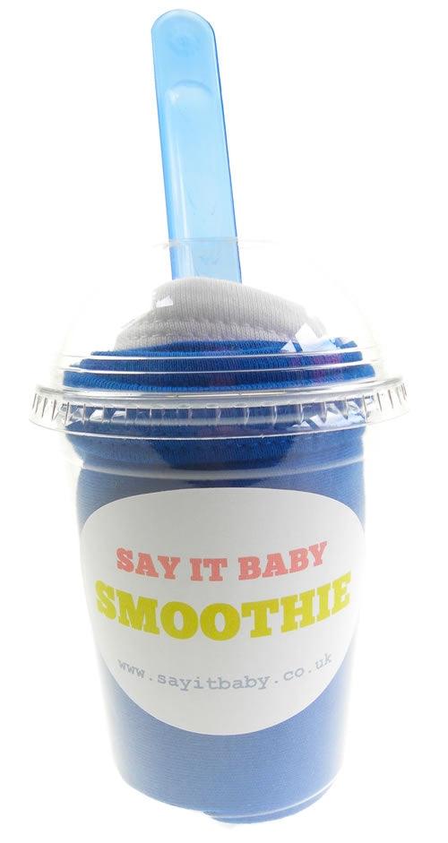 Say It Baby Bibs Smoothie - Royal Blue - Say It Baby 