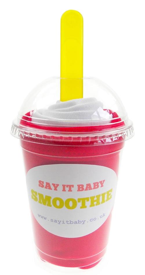 Say It Baby Bibs Smoothie - Red - Say It Baby 
