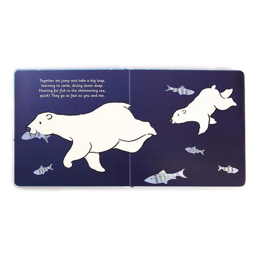 Jellycat Polar Bear Board Book - Say It Baby 