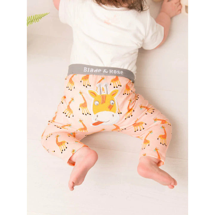 Blade & Rose Allie The Giraffe Summer Leggings - stretchy and lightweight summer leggings feature the gorgeous Allie the giraffe on the bum.