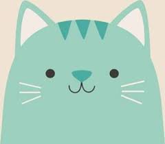 Blue Cookie The Cat Card- Say It Baby 