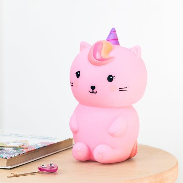 Sass & Belle Luna Caticorn Night Light - Say It Baby 