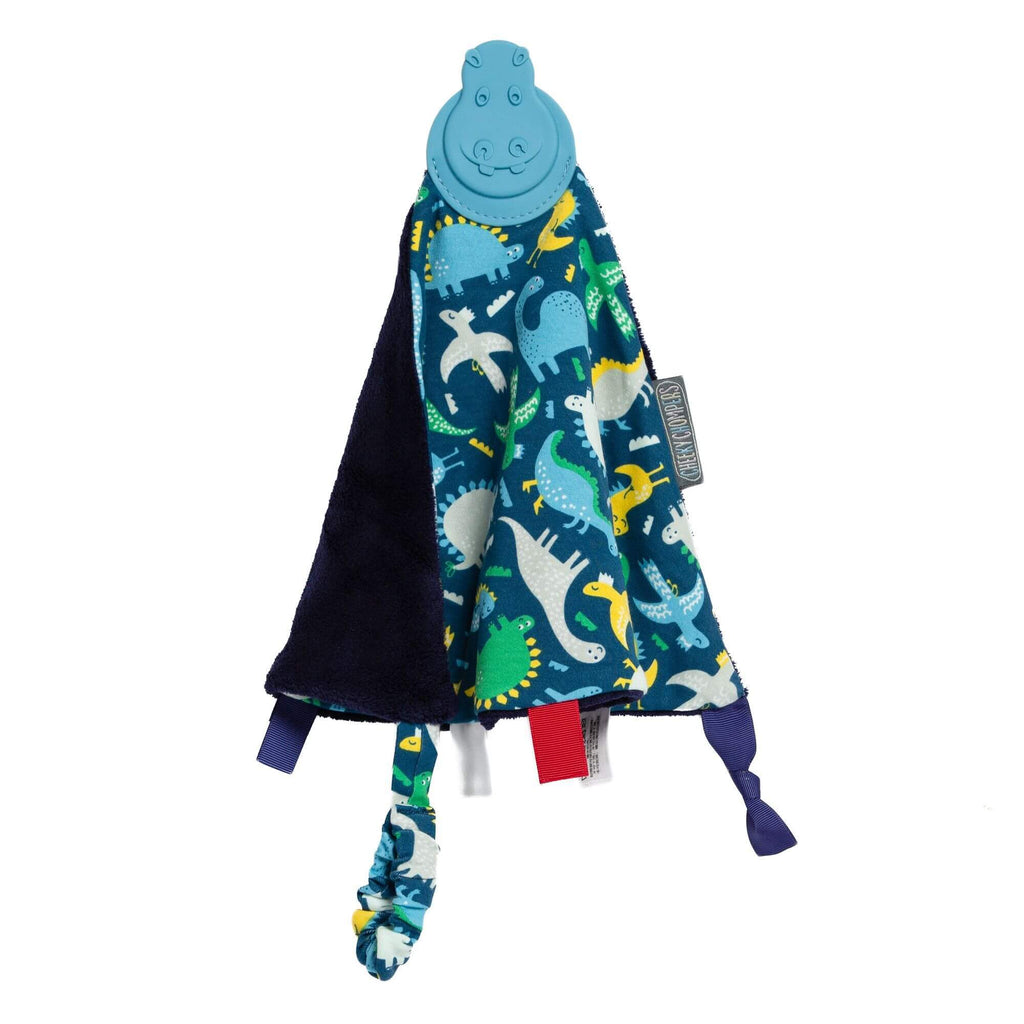 Cheeky Chompers Baby Dino Comforter & Teether. One size approx 30cm x 44cm