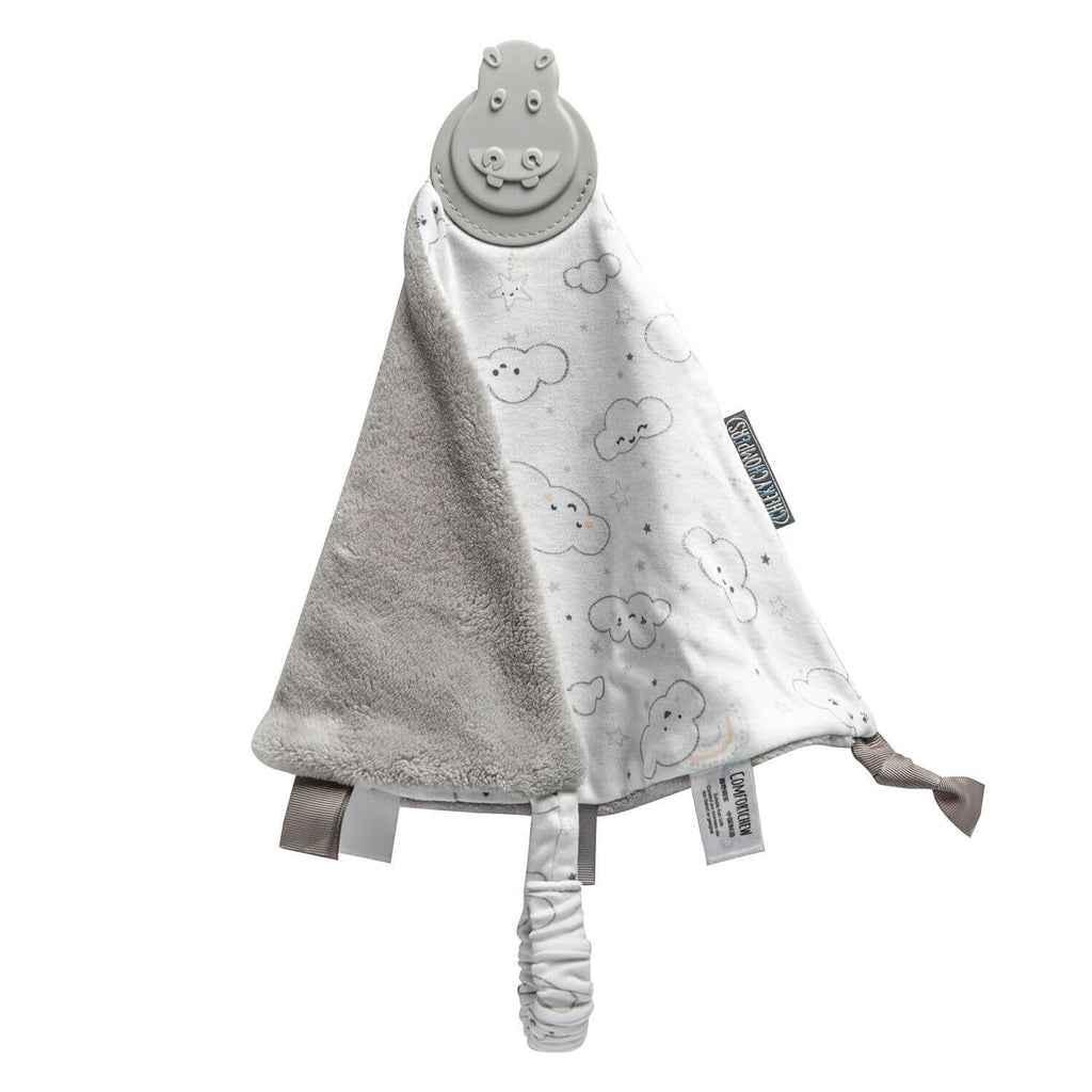 Cheeky Chompers Every Cloud Comforter & Teether. One size approx 30cm x 44cm. Sold by Say It Baby Gifts