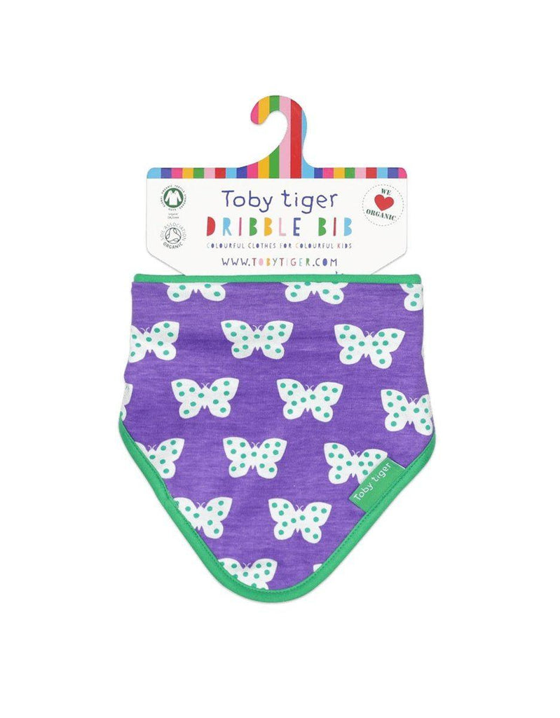 Toby Tiger Organic Butterfly Dribble Bib - Say It Baby 