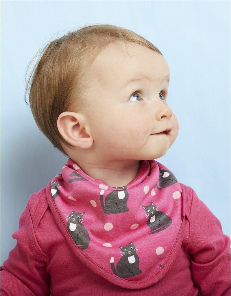 Toby Tiger Organic Kitten Dribble Bib - Say It Baby 