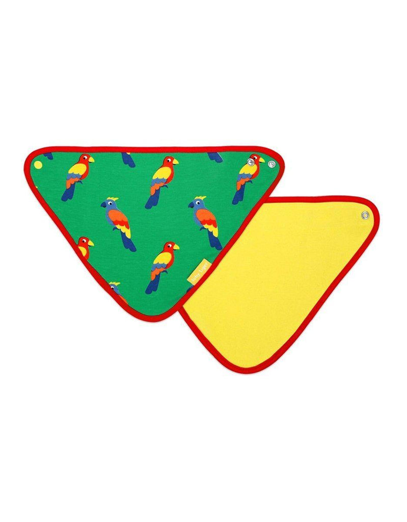 Toby Tiger Organic Parrot Dribble Bib - Say It Baby 