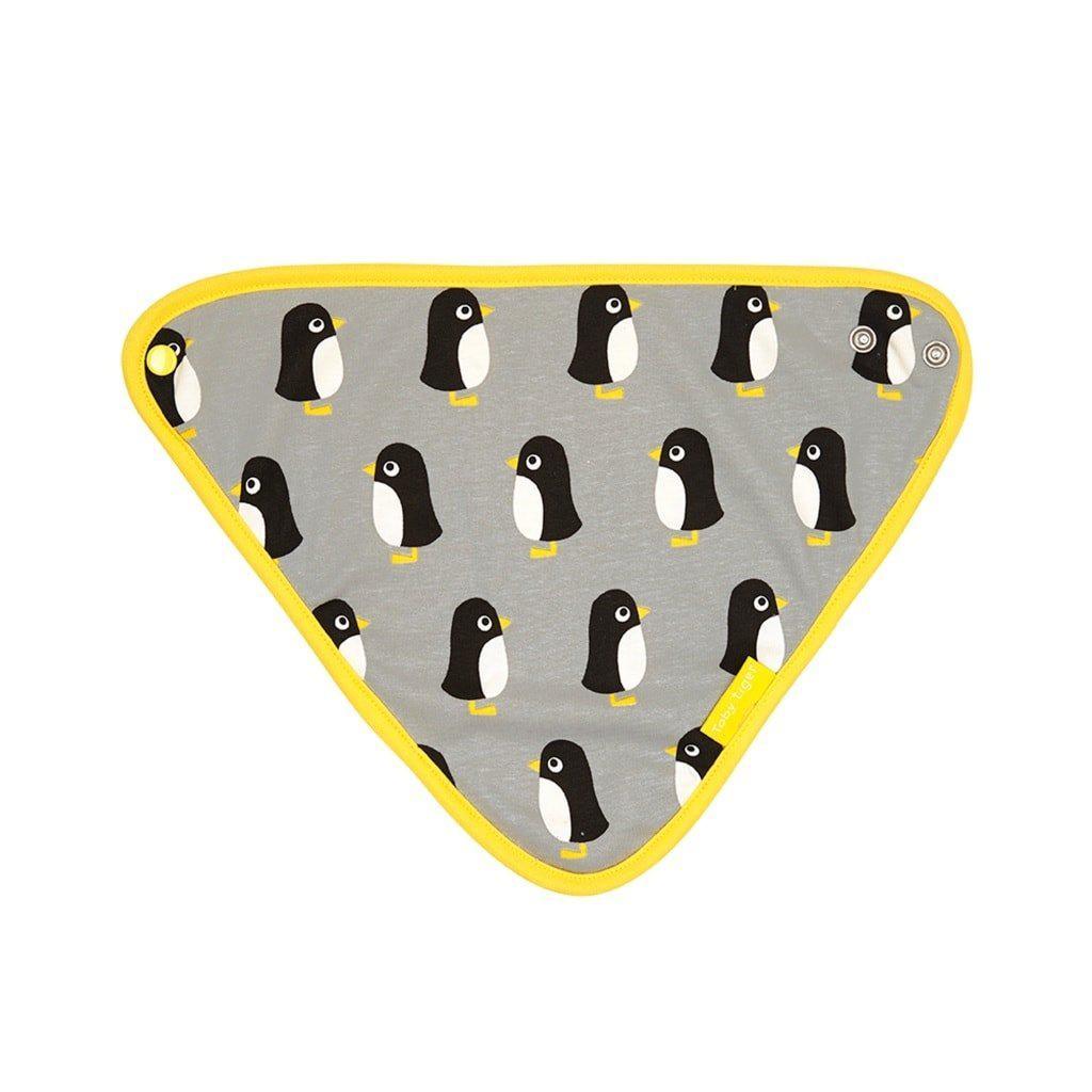 Toby Tiger Organic Penguin Dribble Bib - Say It Baby 