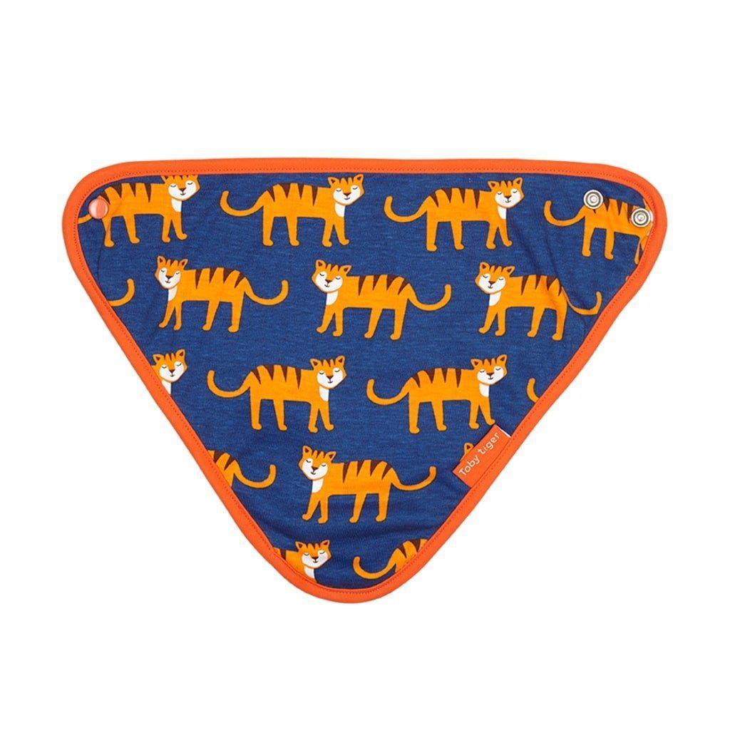 Toby Tiger Organic Tiger Dribble Bib - Say It Baby 
