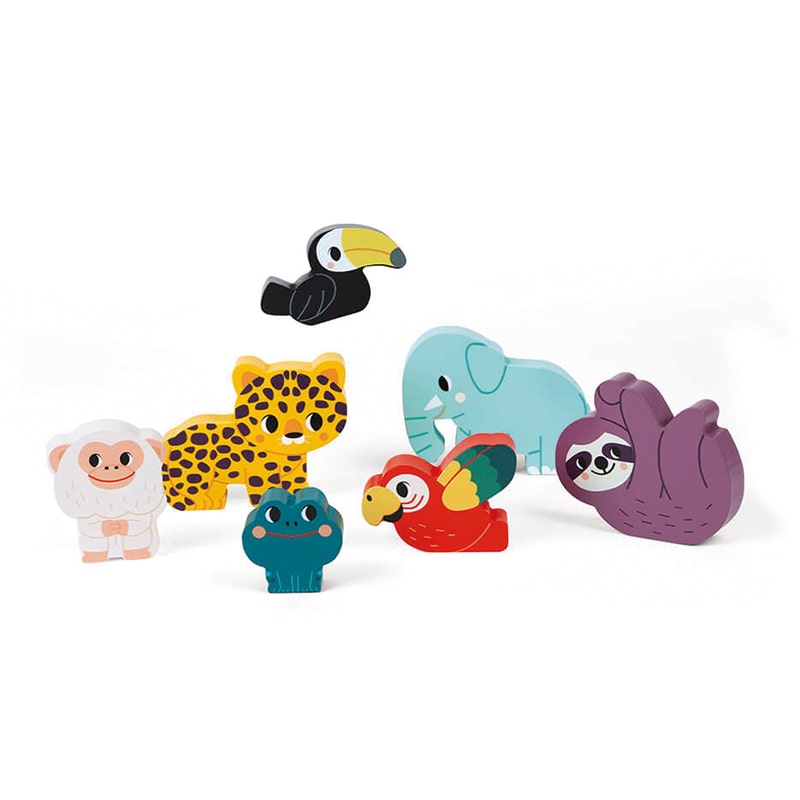 Janod WWF Jungle Chunky Puzzle - Say It Baby 