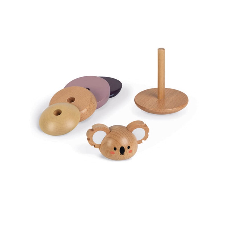 Janod WWF Koala Stacker And Rocker Toy. Say it Baby Gifts. for age 12 months plus