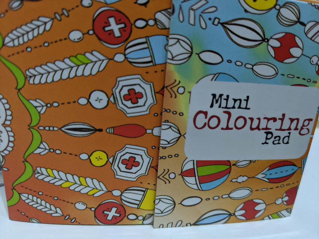 Mini Colouring Pad - Patterns - Say It Baby 