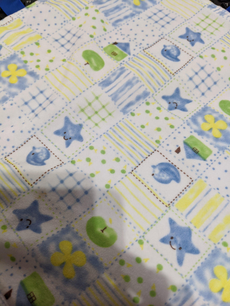 Soft Touch Baby Comforter Blue - Say It Baby 