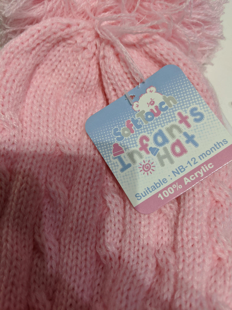 Soft Touch Pom Pom Hat - Say It Baby 