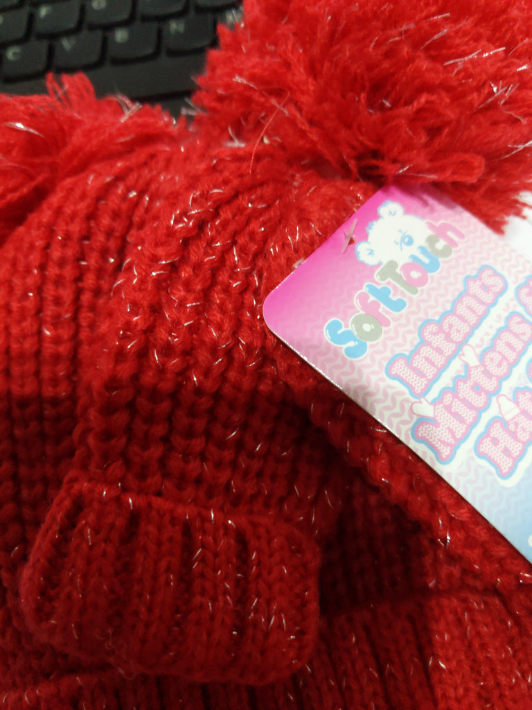 Soft Touch Mittens and Hat Set - Say It Baby 