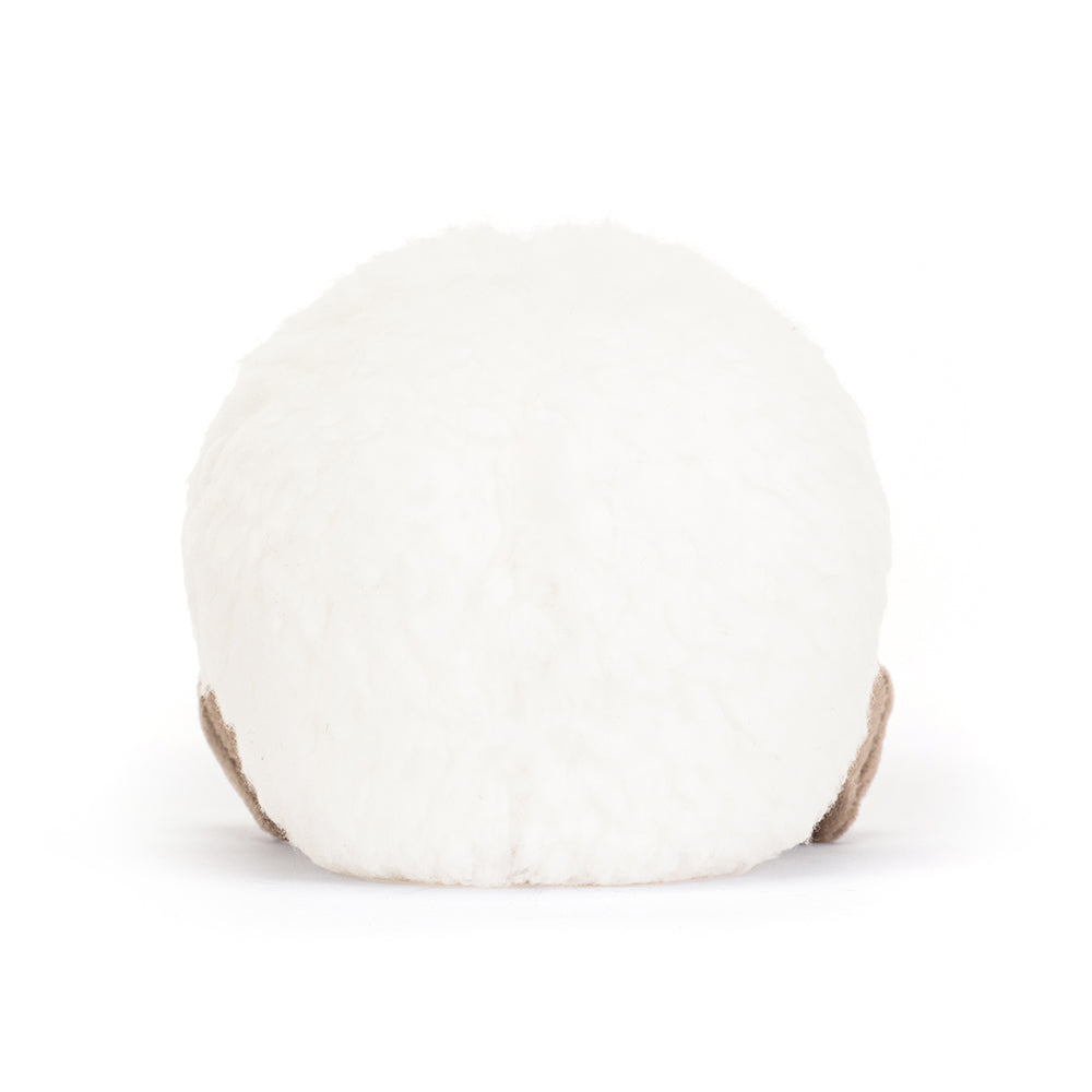 Jellycat Amuseable Snowball - a jolly little ball of fun! Sold by Say It Baby Gifts