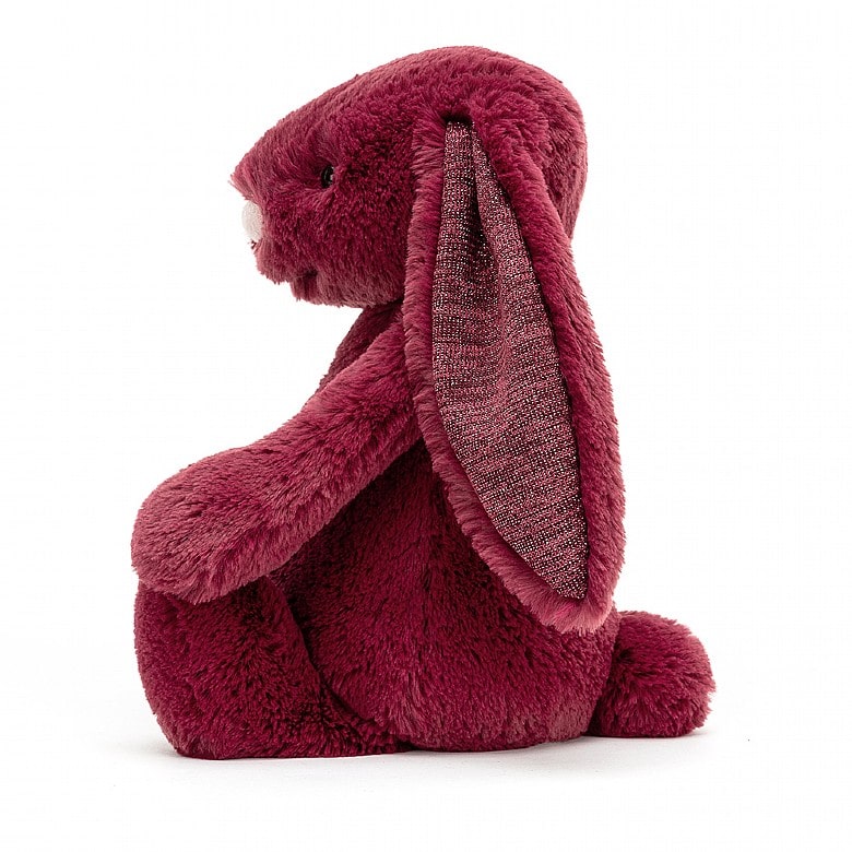 Jellycat Bashful Sparkly Cassis Bunny - Medium. Say It Baby Gifts