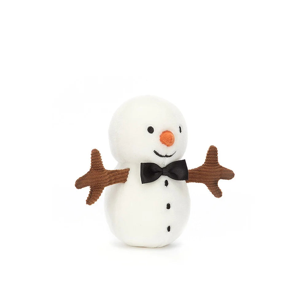 Jellycat Festive Folly Snowman - watch out he'll melt your heart! Sold by Say It Baby Gifts