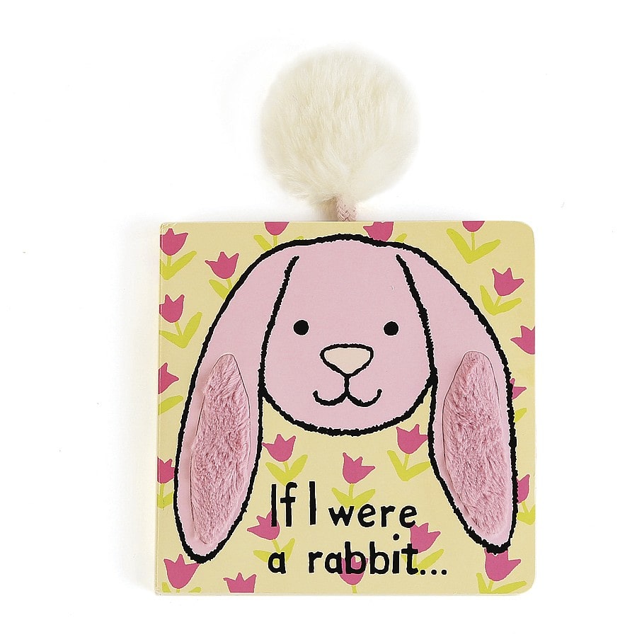 Jellycat If I Were A Rabbit Pink Board Book - Say It Baby Gifts
