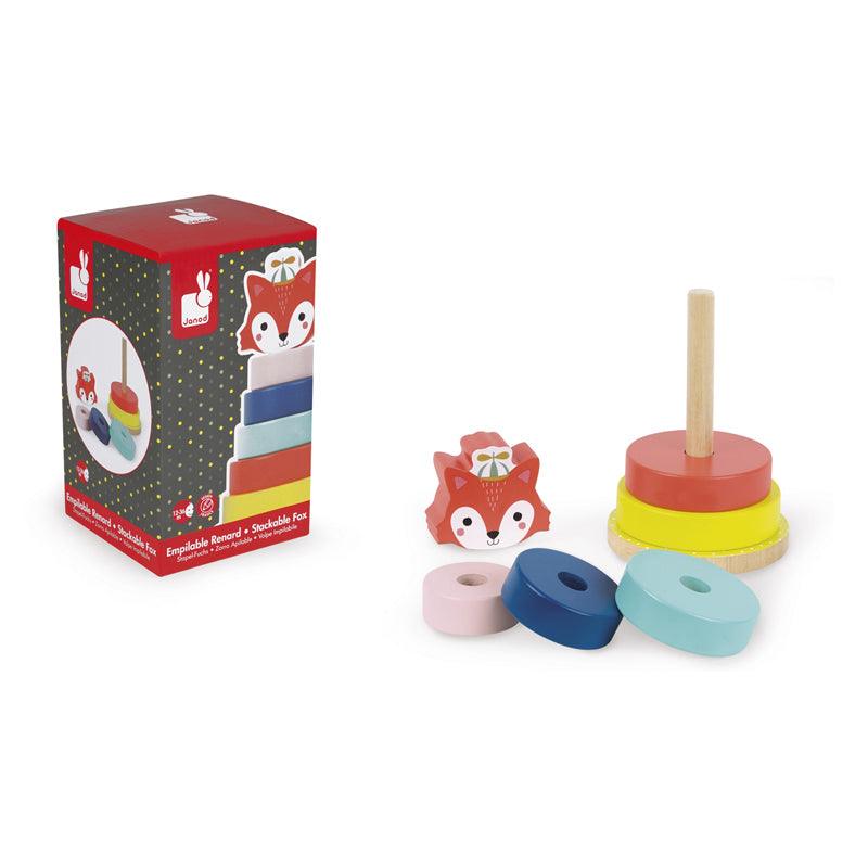 Janod Baby Forest Fox Stacker - Say It Baby 