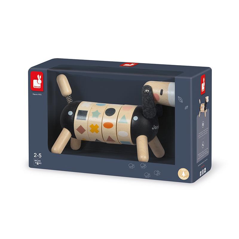 Janod Sweet Cocoon Shapes And Colours Dog - Say It Baby 