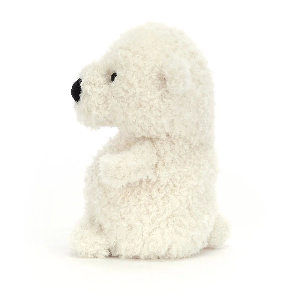 Jellycat Wee Polar Bear - the coolest wee dude in town! Sold by Say It Baby Gifts