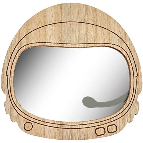 Kids Wooden Space Helmet Mirror - Say It Baby 