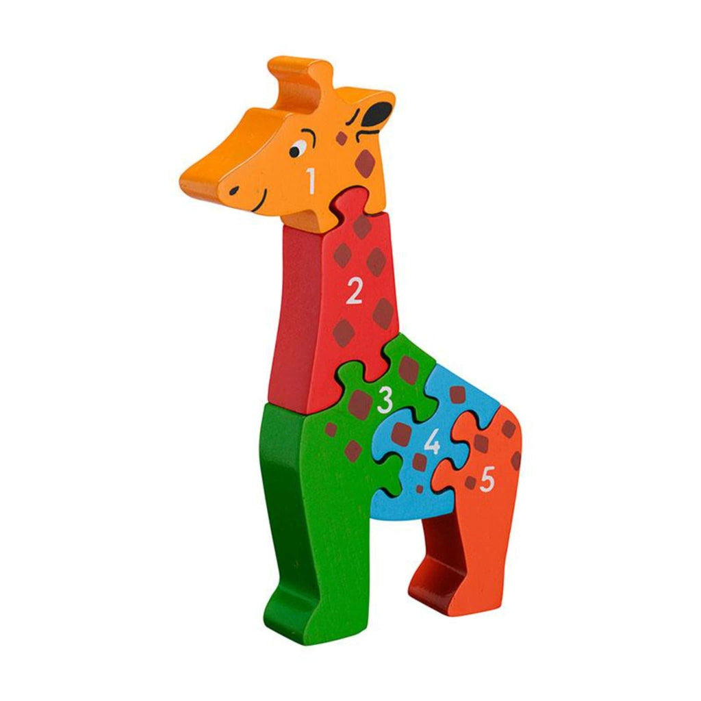 Lanka Kade 5 Piece Giraffe Jigsaw Fair Trade Wooden Toy Say It Baby Gifts