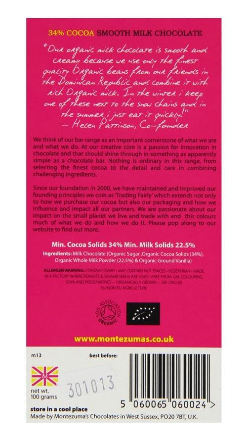 Montezuma's Smooth Milk Chocolate Bar - Say It Baby 